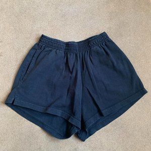 Los Angeles Apparel heavy jersey garment dye short shorts